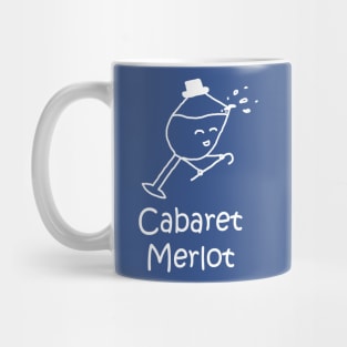 Cabaret Merlot White Pocket Mug